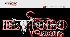 Desktop Screenshot of eltoroboots.com